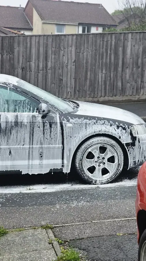 Audi exterior detailing during in Devon