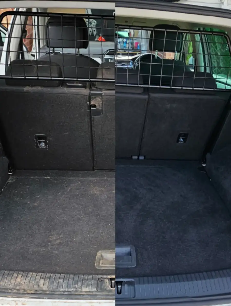 Interior before and after Plymouth