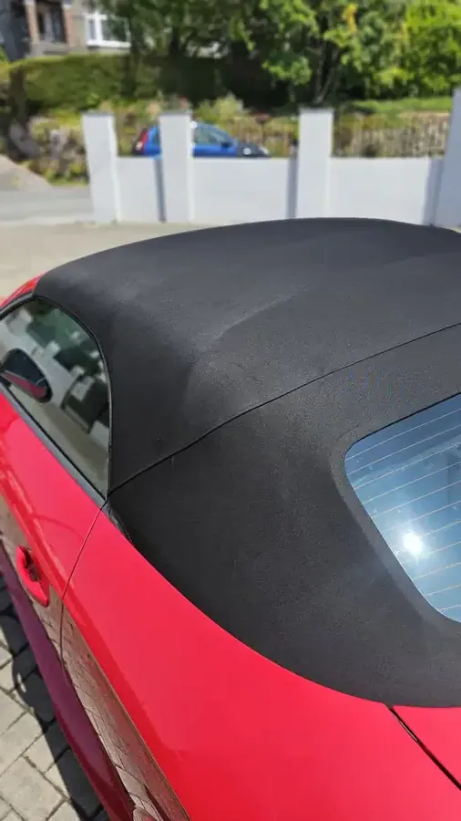 Soft top cleaning result Plymouth